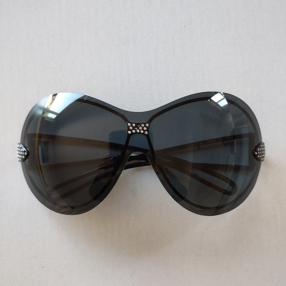 Vogue Shield Sunglasses with Zirconia